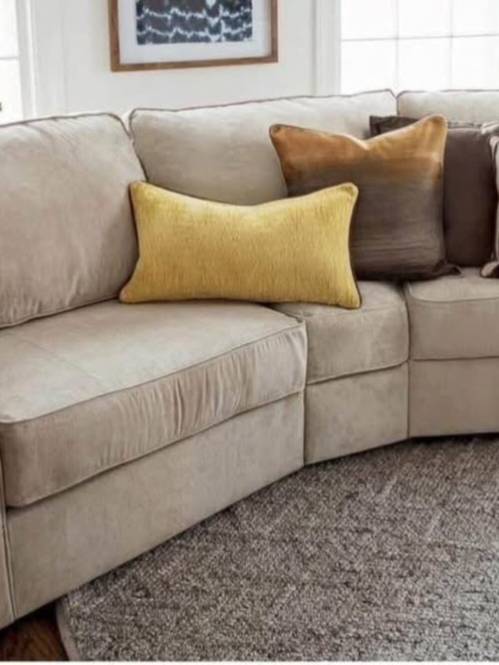 LOVESAC POLYLINEN STONE COVER SET